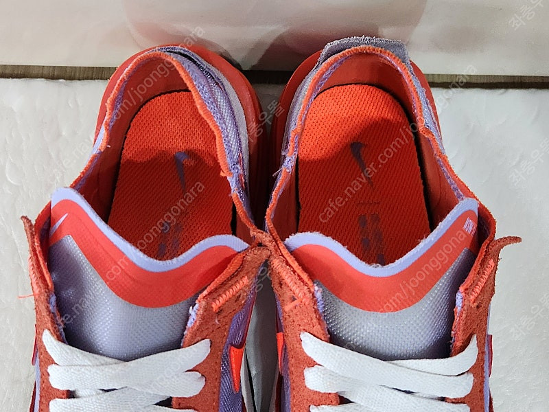 [235] 나이키 와플원 팀오렌지퍼플 WFFL1 매쉬천연소가죽 스웨이드레더LTR 초경량 런닝화스니커즈단화 최저가--5