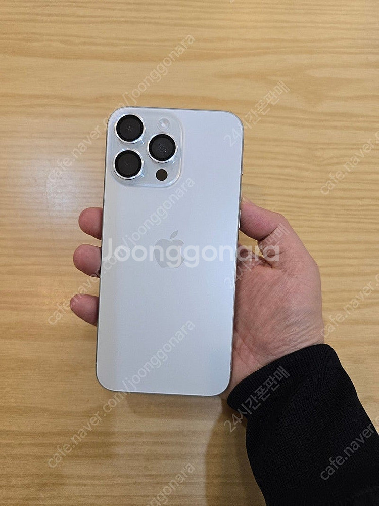 아이폰15프로맥스화이트티타늄256gb 정상해지중고폰판매...--6