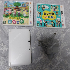 닌텐도 3ds xl 화이트 튀동숲 친모아 팝니다