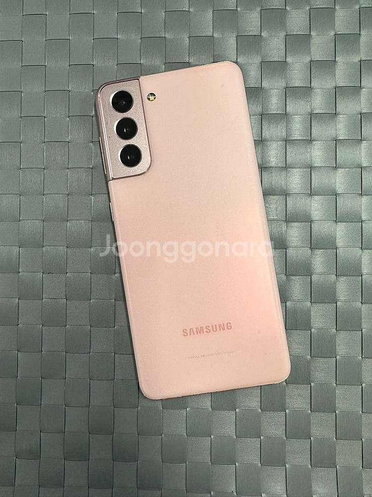 (LG U+)갤럭시S21 256G 핑크 초미세잔상 상태...--0