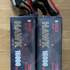 hawk 6셀 16000mah 리튬폴리머 배터리 판매