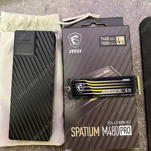 msi spatium m480 pro 4tb 팔아요