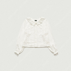 더바넷 러플 카라 블라우스 thebarnet ruffle collar blouse 모네 피버 뽀용 얼바닉30