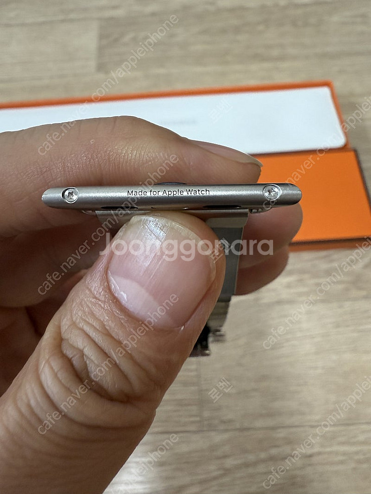 애플워치 에르메스46mm 사티네L--4