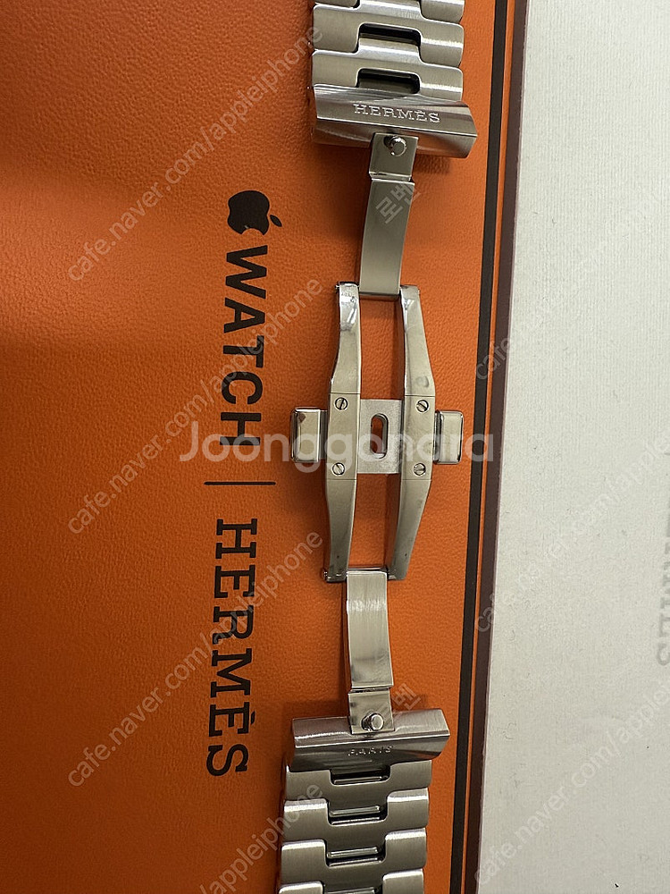 애플워치 에르메스46mm 사티네L--8