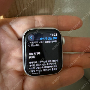 애플워치8 41mm gps 알루미늄 실버