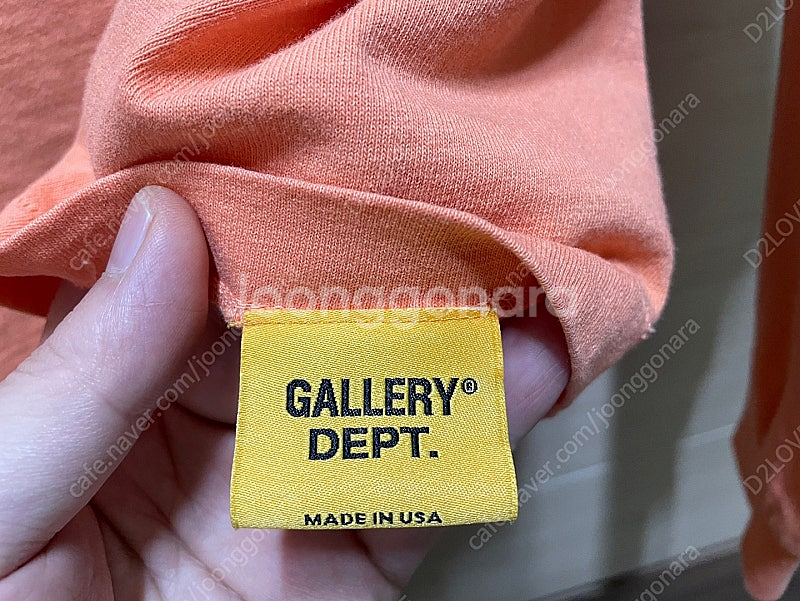 갤러리 디파트먼트 / 프렌치 로고 긴팔 티셔츠 / L--5