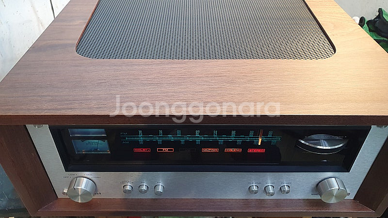 마란츠125fm튜너/신품우드케이스/특민트급--4