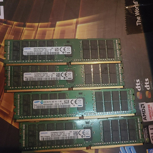 DDR4 서버용 삼성 32G 램 4개