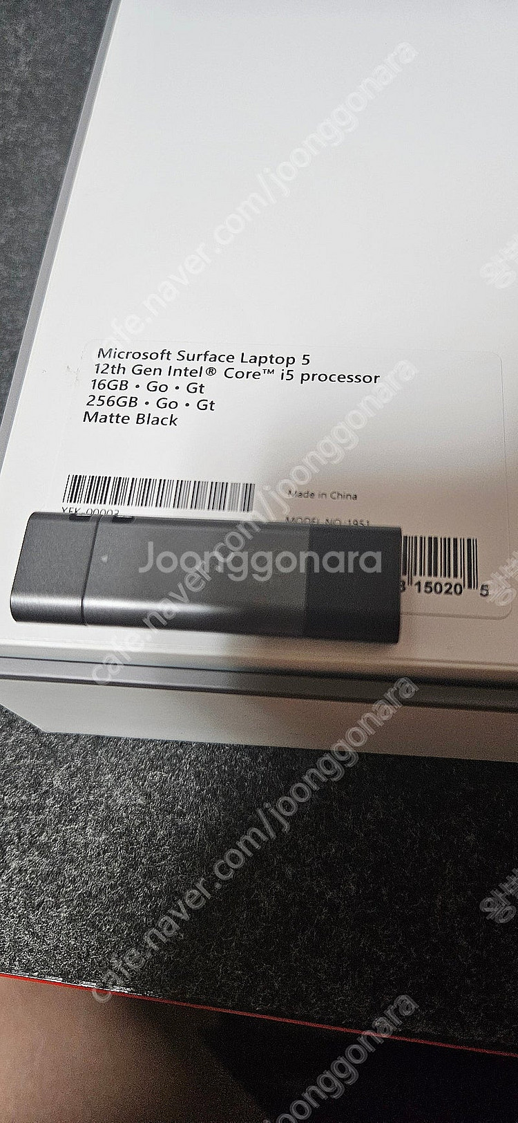 서피스랩탑5 i5 16GB 256GB 매트블랙 색상 1...--1