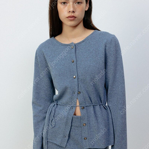 le17septembre 베이직 니트 가디건 블루 BASIC KNIT CARDIGAN [BLUE] 르917 le917