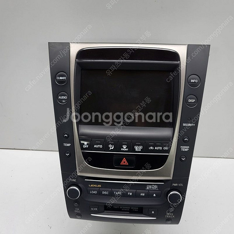 3세대 렉서스 GS350 순정 오디오 디스플레이 공조기...--0