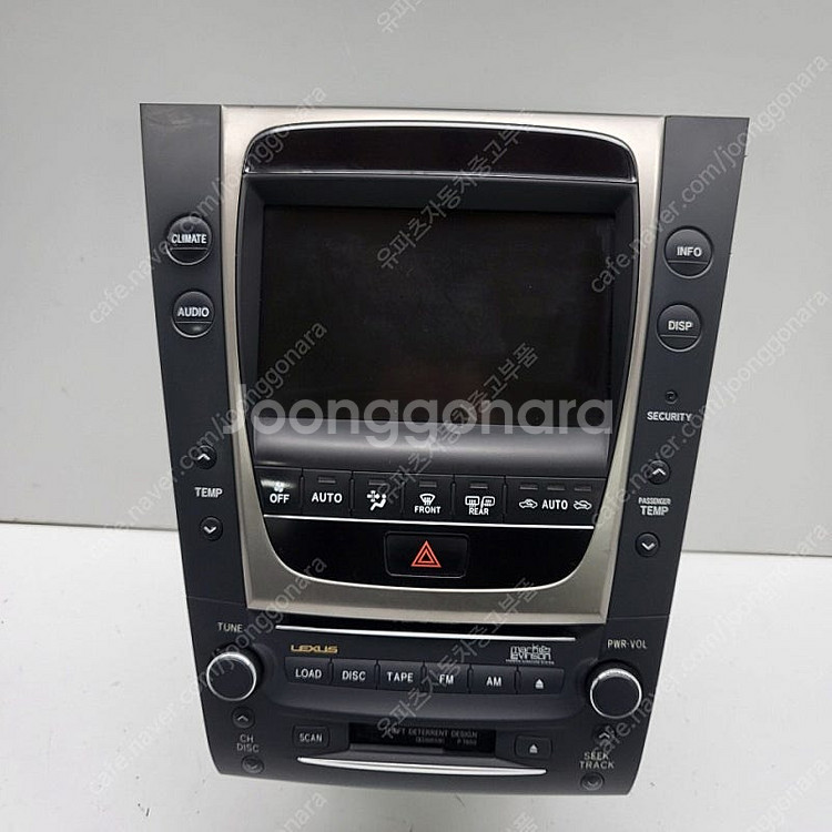 3세대 렉서스 GS350 순정 오디오 디스플레이 공조기...--1