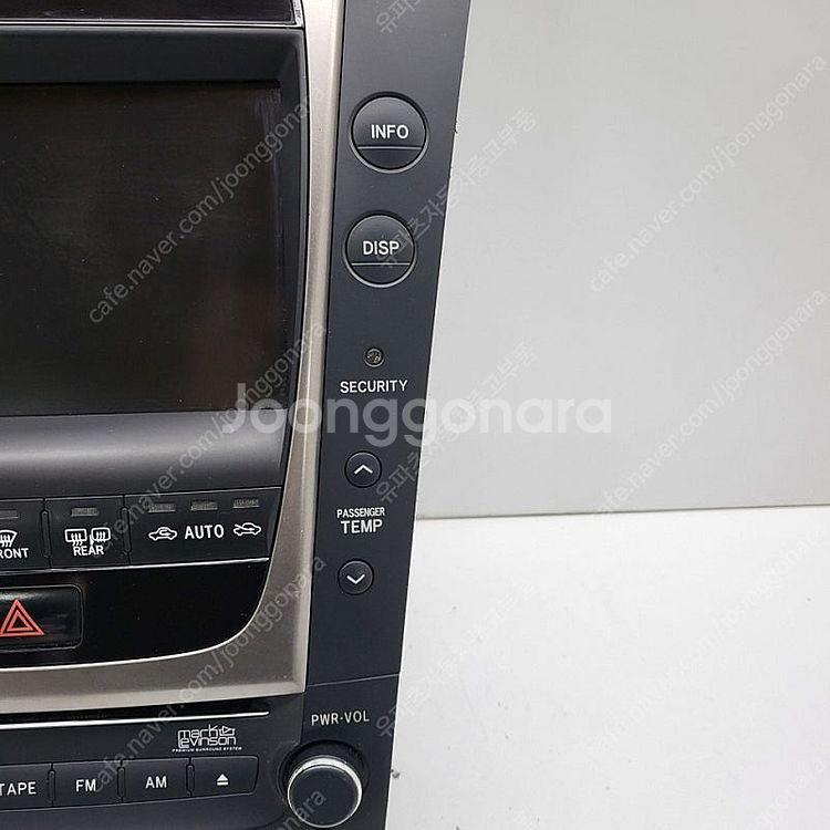 3세대 렉서스 GS350 순정 오디오 디스플레이 공조기...--6