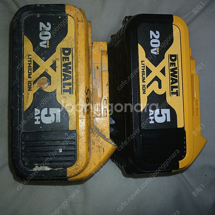 디월트 20v 배터리(2개 일괄)--1