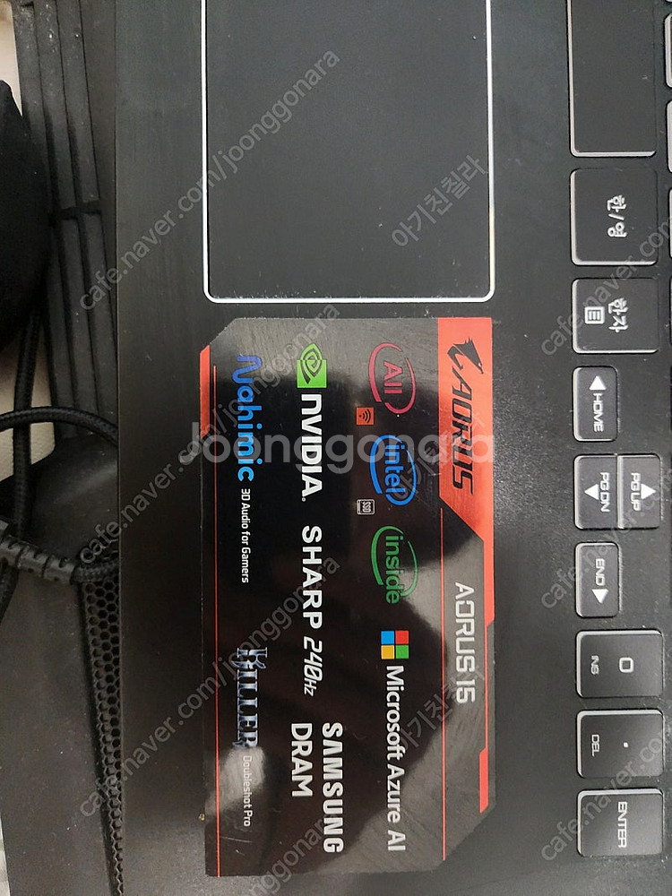 AORUS (어로스-기가바이트) 15X V10 i7-9...--2