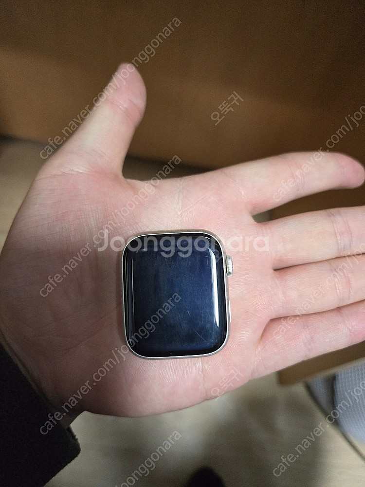 애플워치7 실버 45mm GPS--0