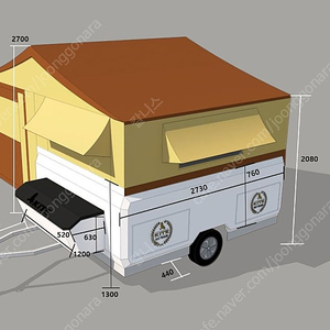 21년 5월식 카이트 원폴딩 텐트트레일러 썬샤인LE 팝니다.