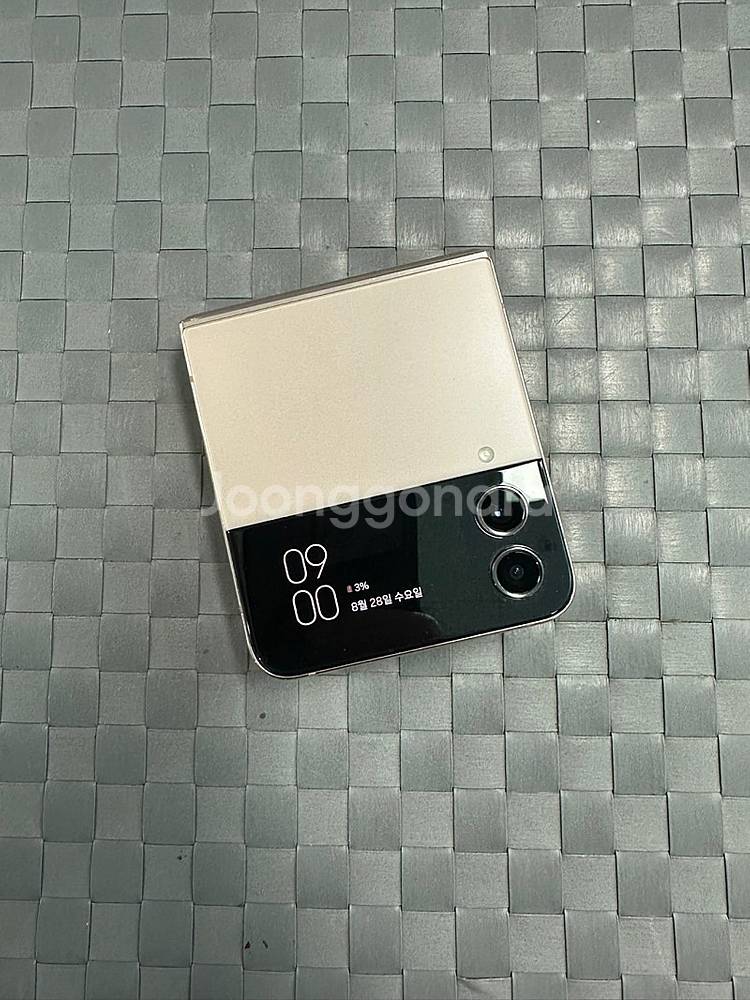 (LG U+)갤럭시Z플립4 256기가 골드 외관S등급 ...--0