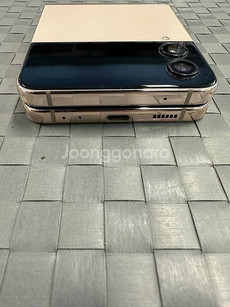 (LG U+)갤럭시Z플립4 256기가 골드 외관S등급 ...--6
