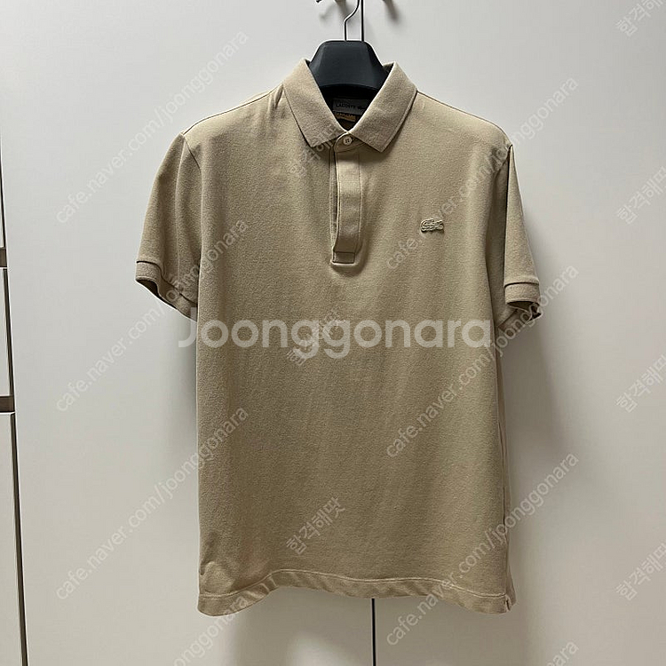 라코스테 프렌치 레귤러핏 폴로셔츠 베이지--1