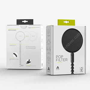 Pop Audio POP FILTER Foam SET 팝필터 미개봉 신품