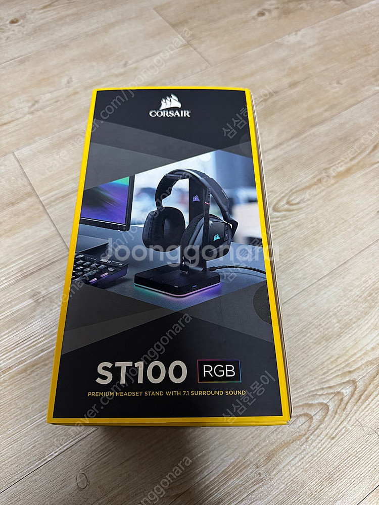 헤드셋 거치대 커세어 ST100 (RGB) 팔아요--0