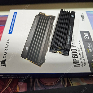 커세어 MP600 pro LPX SSD 2TB 팝니다.