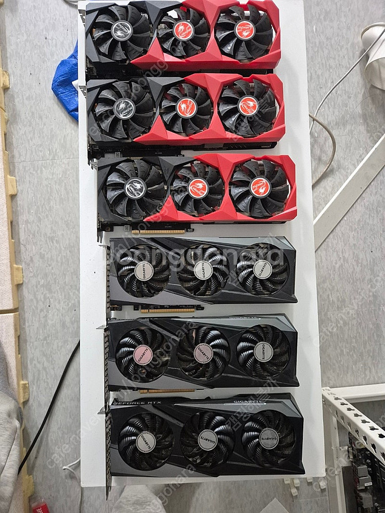 3060ti / 3060 채굴글카 팝니다.--4