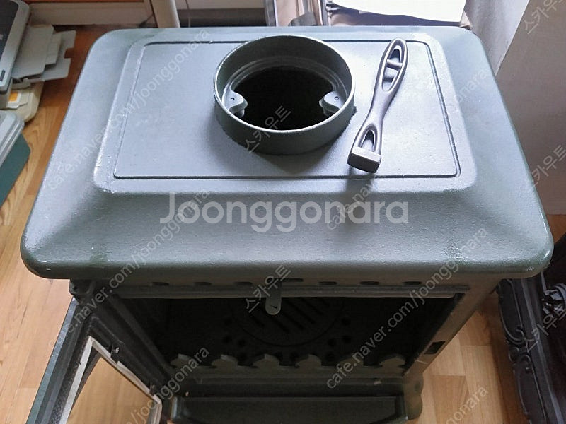 미사용 주물난로--7