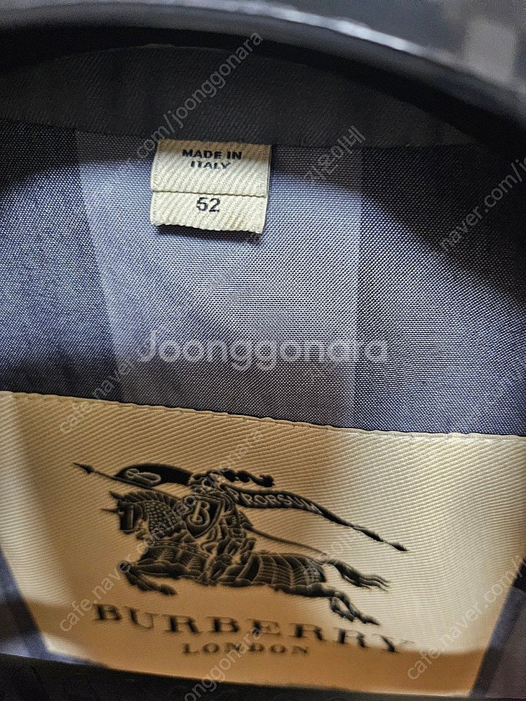 버버리트렌치 52사이즈--3