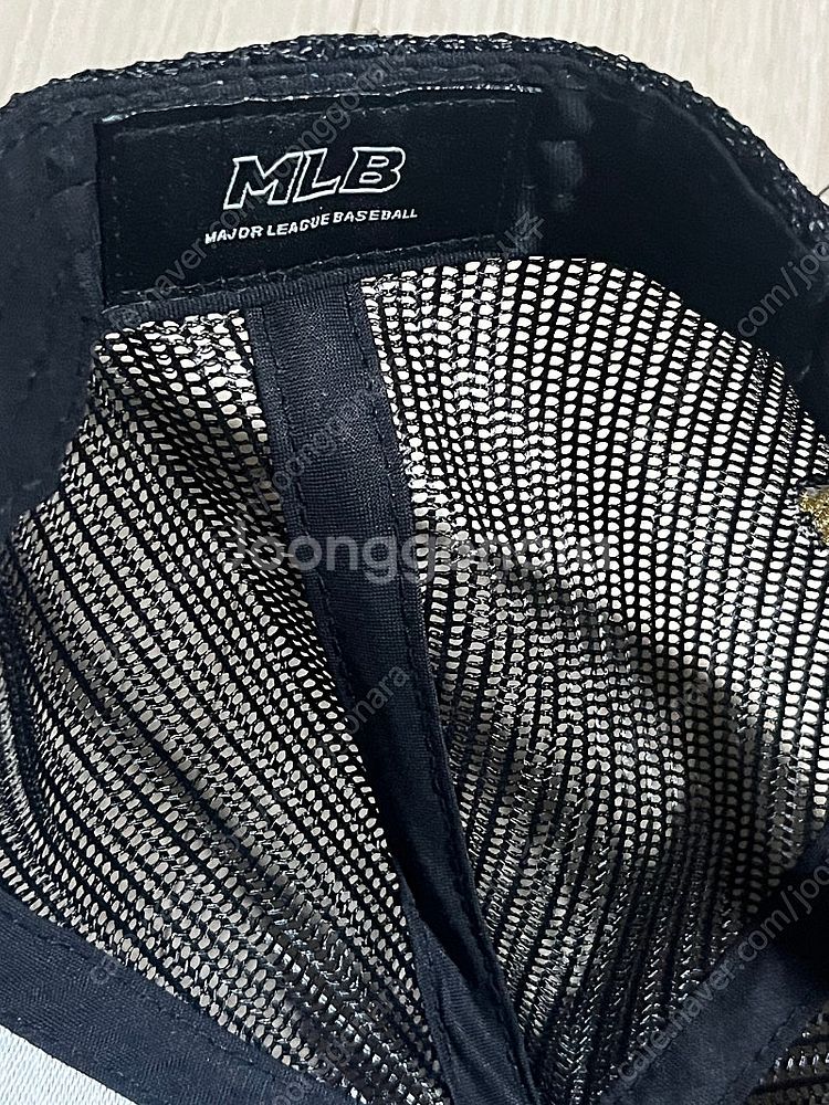 MLB 자수 매쉬 모자 LA 다저스 미사용 새것--7