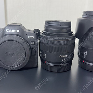 캐논 R8 풀박스(배터리2개) , RF 24-105 F4-7.1 , RF 35mm F1.8 일괄