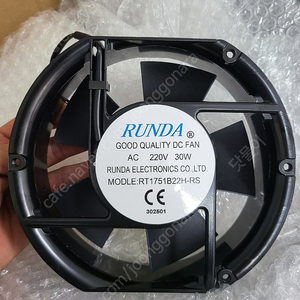 RUNDA RT1751B22 AC220V 30W 냉각 쿨러 선풍기 인버터 CPU 팬 팝니다.