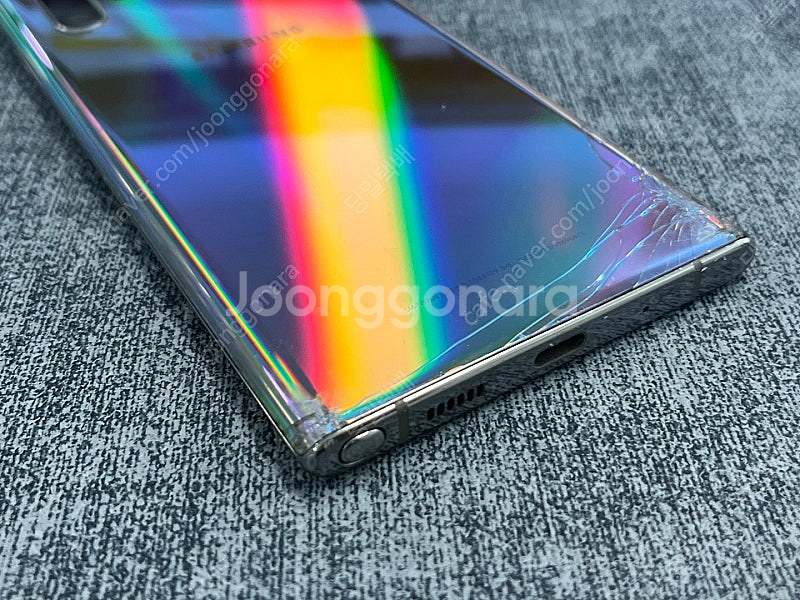 갤럭시노트10플러스 5G 실버색상 256G 가성비 단말...--8