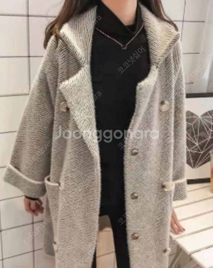 빗살무늬 루즈핏코트--1