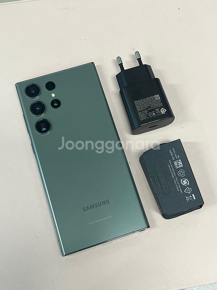 갤럭시S23울트라 그린 512G 외관 미파손 깔끔한 컨...--0