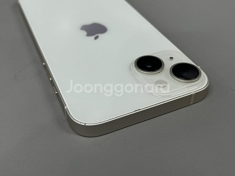 아이폰14 화이트 128G 미파손 무잔상 무기스 단말기...--5