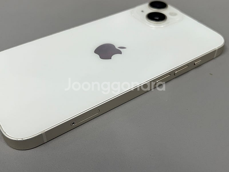 아이폰14 화이트 128G 미파손 무잔상 무기스 단말기...--6