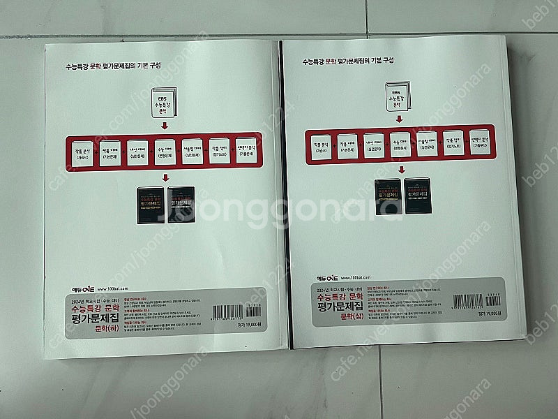 2024 수능특강 문학 평가문제집 문학 상하 두권--1