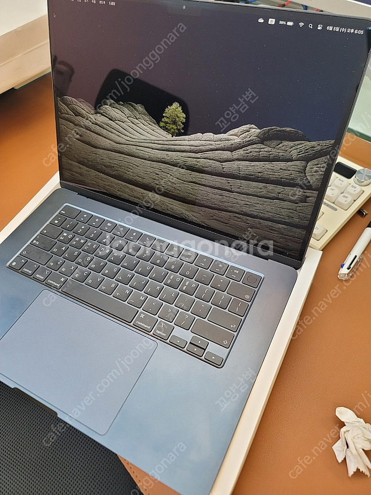 맥북에어 15인치 미드나잇 8G 512G--1