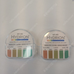 Hydrion 테스트 페이퍼