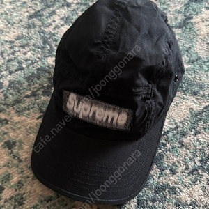 슈프림 리버스드 라벨 캠프캡 블랙 supreme camp cap reversed label black