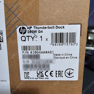 HP Thunderbolt Dock 280W G4 썬더볼트 도킹스테이션 4J0G4AA 미개봉 신품