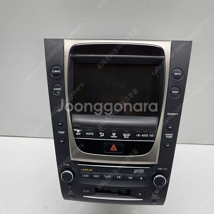 3세대 렉서스 GS350 순정 오디오 디스플레이 공조기...--0