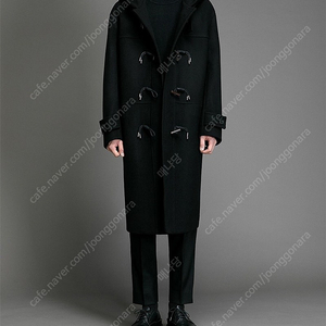 마마가리 / MINIMAL LONG DUFFLE COAT 다크네이비 / 48