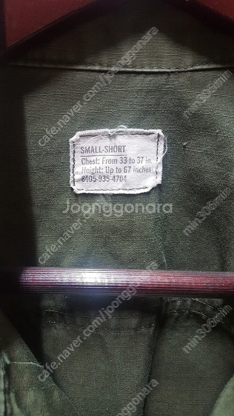 오리지날 정글 퍼티그 자켓 스몰 숏(S-S) 판매합니다...--0