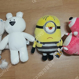 포로리,오버액션토끼,무민,미니언즈 (25~30cm)인형 팔아요