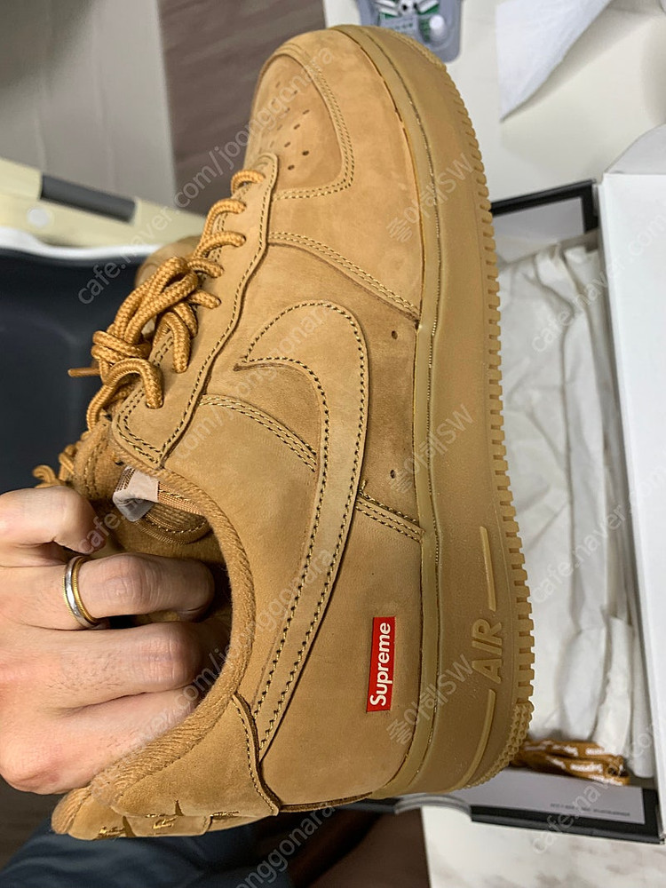 나이키x슈프림 된장포스 270사이즈 박스풀셋 이미지