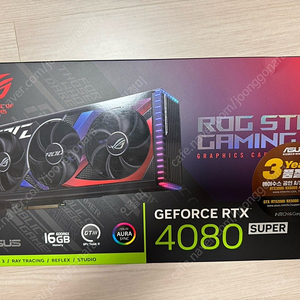 ASUS Rog Strix RTX4080 super 스트릭스